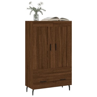 vidaXL Ντουλάπα Καφέ Δρυς 69,5x31x115cm από Επεξεργασμένο Ξύλο 1 τεμ.