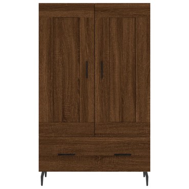 vidaXL Ντουλάπα Καφέ Δρυς 69,5x31x115cm από Επεξεργασμένο Ξύλο 1 τεμ.