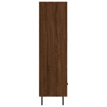 vidaXL Ντουλάπα Καφέ Δρυς 69,5x31x115cm από Επεξεργασμένο Ξύλο 1 τεμ.
