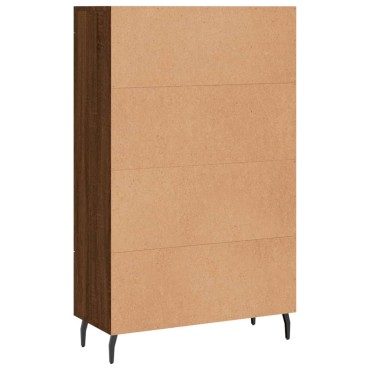 vidaXL Ντουλάπα Καφέ Δρυς 69,5x31x115cm από Επεξεργασμένο Ξύλο 1 τεμ.
