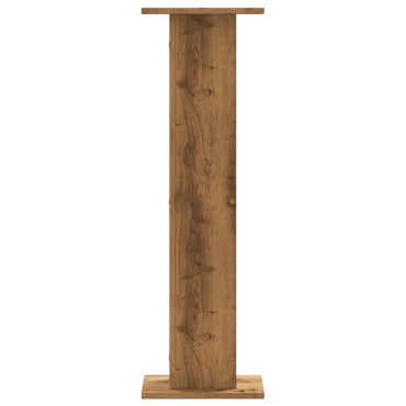 vidaXL Βάσεις Φυτών 2 τεμ. Αρτισιανή Δρυς 30x30x95 εκ. Επεξ. Ξύλο