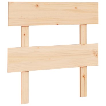 vidaXL Κεφαλάρι Κρεβατιού 78,5x3x81cm από Μασίφ Ξύλο Πεύκου 1 τεμ.