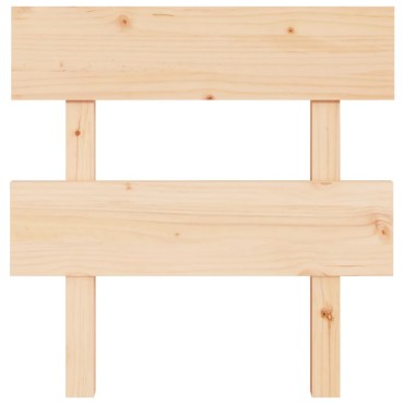 vidaXL Κεφαλάρι Κρεβατιού 78,5x3x81cm από Μασίφ Ξύλο Πεύκου 1 τεμ.