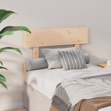 vidaXL Κεφαλάρι Κρεβατιού 78,5x3x81cm από Μασίφ Ξύλο Πεύκου 1 τεμ.