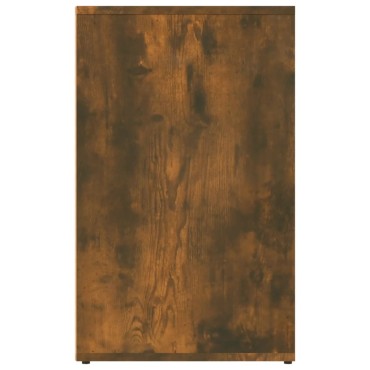 vidaXL Ντουλάπι Γυαλιστερό Καπνιστή Δρυς 80x40x65cm Επεξεργασμένο Ξύλο 1 τεμ.