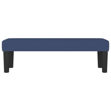 vidaXL Πάγκος Μπλε 100x30x30cm Υφασμάτινος 1 τεμ.