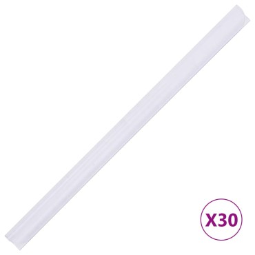 vidaXL Περίφραξη Προστατευτική Λευκή 70x0,19 μ. από PVC
