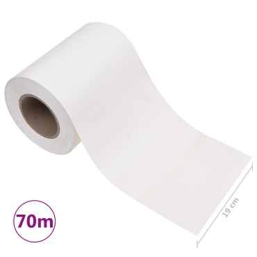 vidaXL Περίφραξη Προστατευτική Λευκή 70x0,19 μ. από PVC