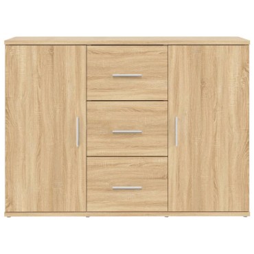 vidaXL Μπουφές Sonoma Δρυς 91x29,5x65cm από Επεξεργασμένο Ξύλο 1 τεμ.