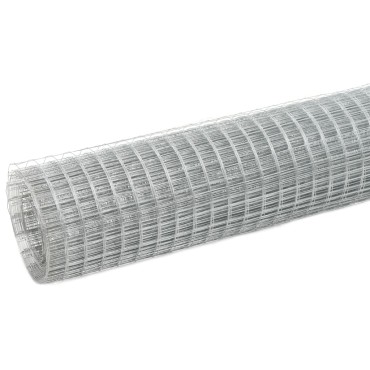 vidaXL Συρματόπλεγμα Κοτετσόσυρμα Ασημί 25x1,5 μ. Γαλβαν. Ατσάλι 25x1,5 μ. (MxΥ)</li><li>Διαστάσεις διχτυού: 19x19 χιλ. (ΜxΠ)</li><li>Διάμετρος ρολού: 18,3cm