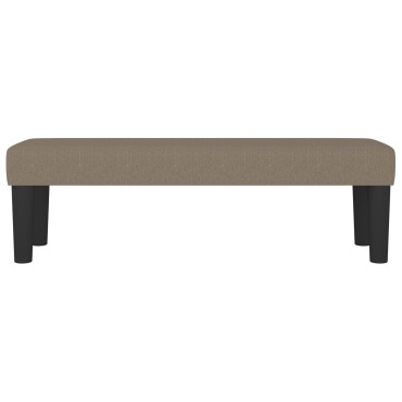 vidaXL Πάγκος Taupe 100x30x30cm Υφασμάτινος 1 τεμ.
