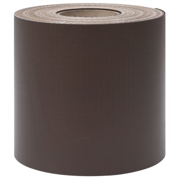 vidaXL Περιφράξεις Προστατευτικές 4 τεμ. Καφέ 35x0,19 μ. από PVC