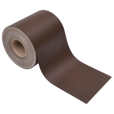 vidaXL Περίφραξη Προστατευτική Καφέ 35x0,19 μ. από PVC