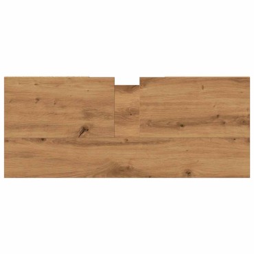 vidaXL Ντουλάπι μπάνιου Δρυς τεχνίτης 80x33x60cm Κατασκευασμένο ξύλο