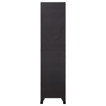 vidaXL Φοριαμός Ανθρακί 90x45x180cm από Ατσάλι 1 τεμ.