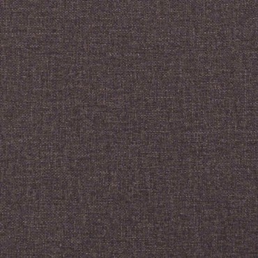 vidaXL Κρεβάτι Boxspring με Στρώμα Σκούρο Καφέ 200x200cm Υφασμάτινο 1 τεμ. - Διπλό
