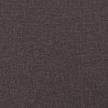 vidaXL Κρεβάτι Boxspring με Στρώμα Σκούρο Καφέ 160x200 εκ Υφασμάτινο