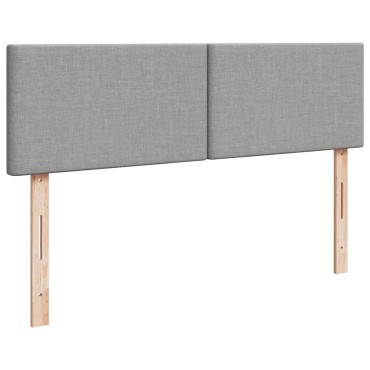 vidaXL Κρεβάτι Boxspring με Στρώμα Αν. Πράσινο 160x200εκ Υφασμάτινο