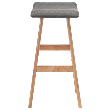 vidaXL Καρέκλα Μπαρ Σκούρο Γκρι Υφασμάτινη 41x42x79cm 1 τεμ.