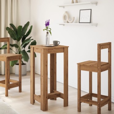 vidaXL Τραπέζι Μπαρ Αρτισιανή Δρυς 51x50x103,5cm Επεξ. Ξύλο 1 τεμ.
