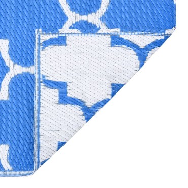 vidaXL Χαλί εξωτερικού χώρου ARAKIL μπλε 120x180 cm PP