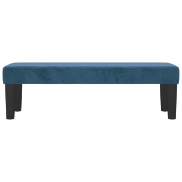 vidaXL Πάγκος Σκούρο Μπλε 100x30x30cm Βελούδινος 1 τεμ.