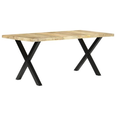 vidaXL Τραπεζαρία 180x90x76cm από Μασίφ Ξύλο Μάνγκο 1 τεμ.
