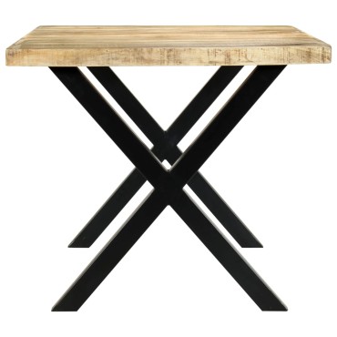 vidaXL Τραπεζαρία 180x90x76cm από Μασίφ Ξύλο Μάνγκο 1 τεμ.