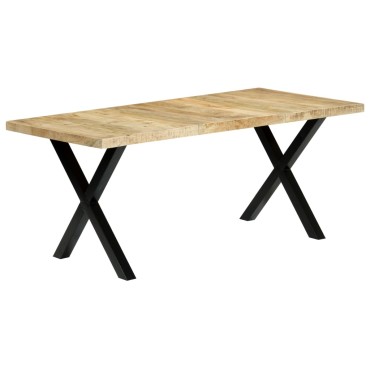 vidaXL Τραπεζαρία 180x90x76cm από Μασίφ Ξύλο Μάνγκο 1 τεμ.