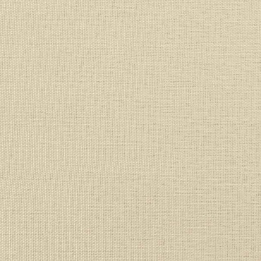vidaXL Κρεβάτι Boxspring με Στρώμα Κρεμ 140x190 εκ. Υφασμάτινο