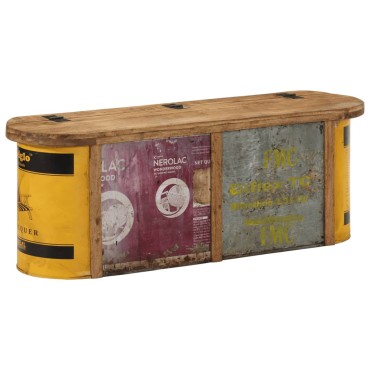 vidaXL Πάγκος Αποθήκευσης/Μπουφές 120x30x40cm Μασίφ Ανακυκλωμένο Ξύλο 1 τεμ.