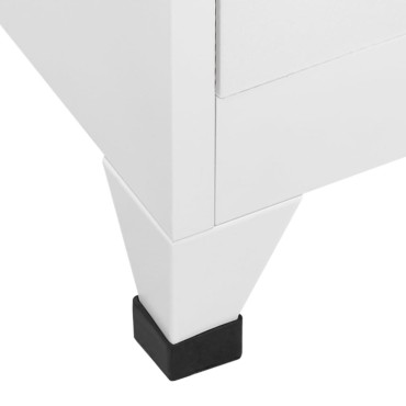 vidaXL Φοριαμός 38x45x180cm με 3 Τμήματα 1 τεμ.