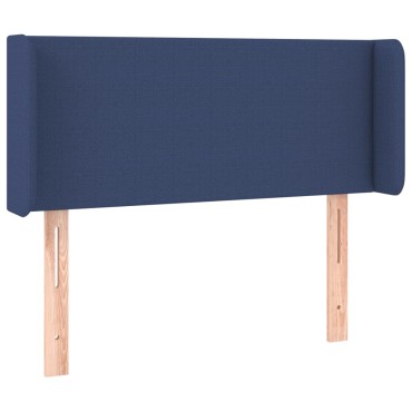 vidaXL Κεφαλάρι με Πτερύγια Μπλε 93x16x78/88cm Υφασμάτινο 1 τεμ.