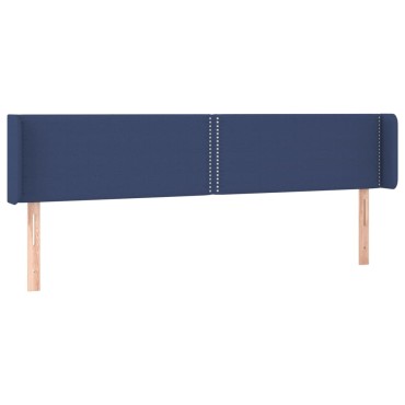 vidaXL Κεφαλάρι με Πτερύγια Μπλε 203x16x78/88cm Υφασμάτινο 1 τεμ.