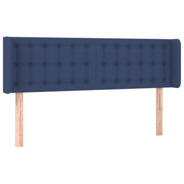 vidaXL Κεφαλάρι με Πτερύγια Μπλε 147x16x78/88cm Υφασμάτινο 1 τεμ.