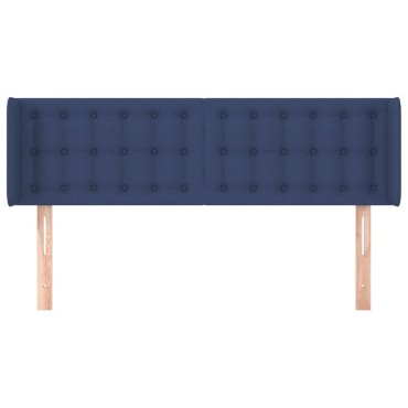 vidaXL Κεφαλάρι με Πτερύγια Μπλε 147x16x78/88cm Υφασμάτινο 1 τεμ.