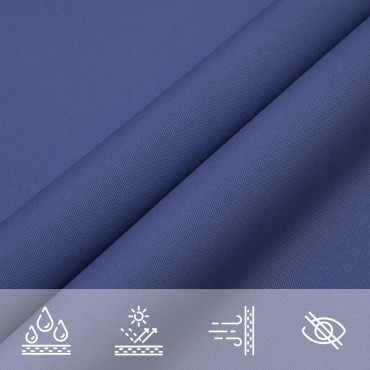 vidaXL Πανί Σκίασης Τρίγωνο Μπλε 3 x 3 x 3 μ. από Ύφασμα Oxford