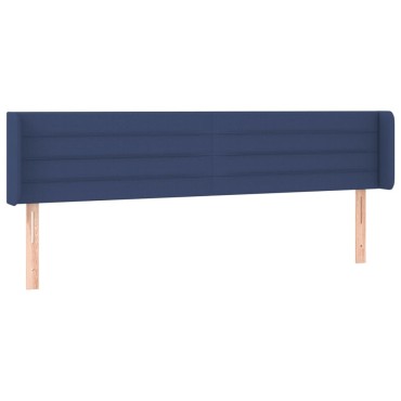 vidaXL Κεφαλάρι με Πτερύγια Μπλε 163x16x78/88cm Υφασμάτινο 1 τεμ.