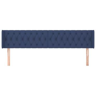 vidaXL Κεφαλάρι με Πτερύγια Μπλε 183x16x78/88cm Υφασμάτινο 1 τεμ.