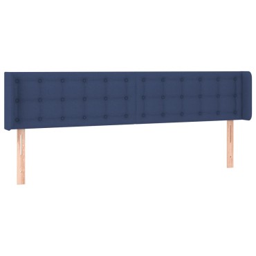 vidaXL Κεφαλάρι με Πτερύγια Μπλε 183x16x78/88cm Υφασμάτινο 1 τεμ.