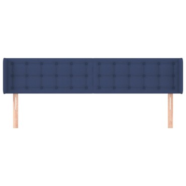 vidaXL Κεφαλάρι με Πτερύγια Μπλε 183x16x78/88cm Υφασμάτινο 1 τεμ.