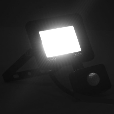 vidaXL Προβολέας LED με Αισθητήρα Ψυχρό Λευκό 20 W
