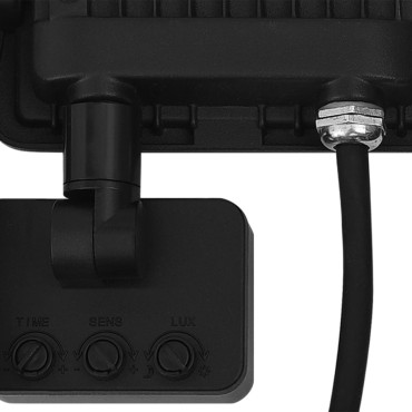 vidaXL Προβολέας LED με Αισθητήρα Ψυχρό Λευκό 20 W