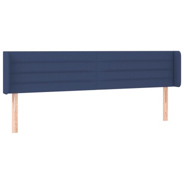 vidaXL Κεφαλάρι με Πτερύγια Μπλε 183x16x78/88cm Υφασμάτινο 1 τεμ.