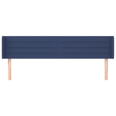 vidaXL Κεφαλάρι με Πτερύγια Μπλε 183x16x78/88cm Υφασμάτινο 1 τεμ.