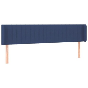 vidaXL Κεφαλάρι με Πτερύγια Μπλε 203x16x78/88cm Υφασμάτινο 1 τεμ.