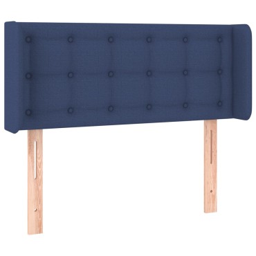 vidaXL Κεφαλάρι με Πτερύγια Μπλε 93x16x78/88cm Υφασμάτινο 1 τεμ.