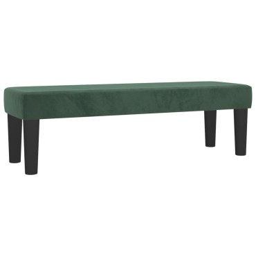 vidaXL Κρεβάτι Boxspring με Στρώμα Σκούρο Πράσινο 200x200εκ. Βελούδινο