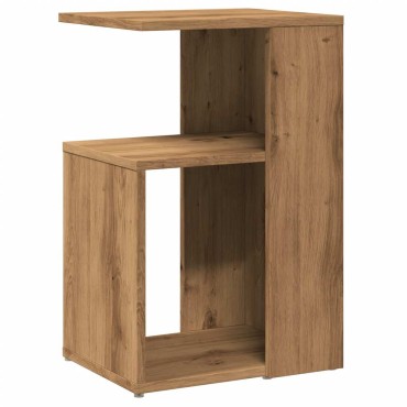 vidaXL Βοηθητικό Τραπέζι Αρτισιανή Δρυς 36x30x56cm Επεξ. Ξύλο 1 τεμ.
