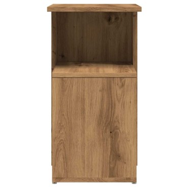 vidaXL Βοηθητικό Τραπέζι Αρτισιανή Δρυς 36x30x56cm Επεξ. Ξύλο 1 τεμ.